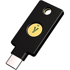 Yubico - YubiKey 5C NFC Two-Factor authentication (2FA) Security Key,