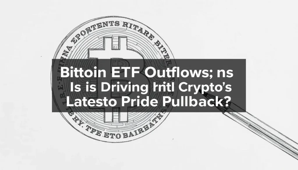 BITCOIN ETF OUTFLOWS: WHAT IS DRIVING CRYPTO'S LATEST PRICE PULLBACK?